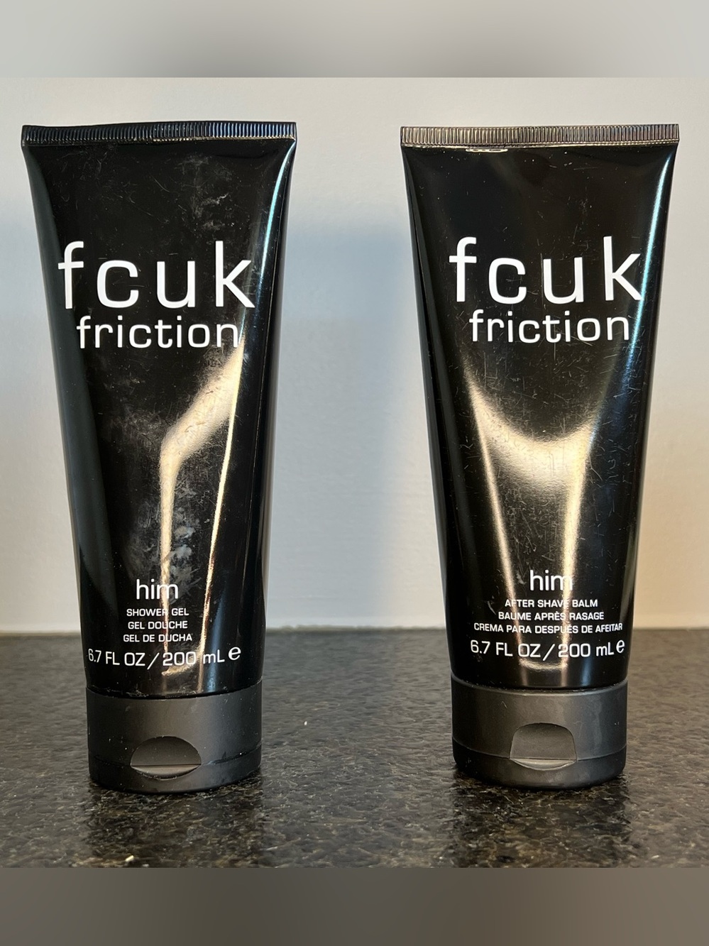 FCUK Friction French Connection Shower Gel/After Shave Balm Set-BRAND NEW SEALED